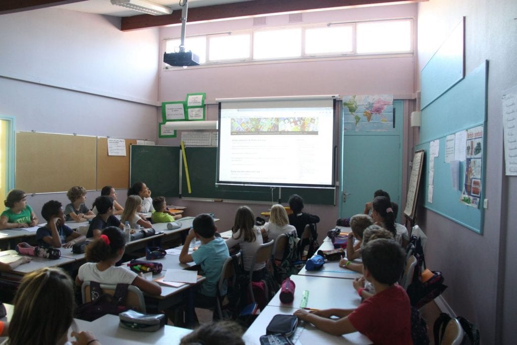 Salle de classe école Trépadé